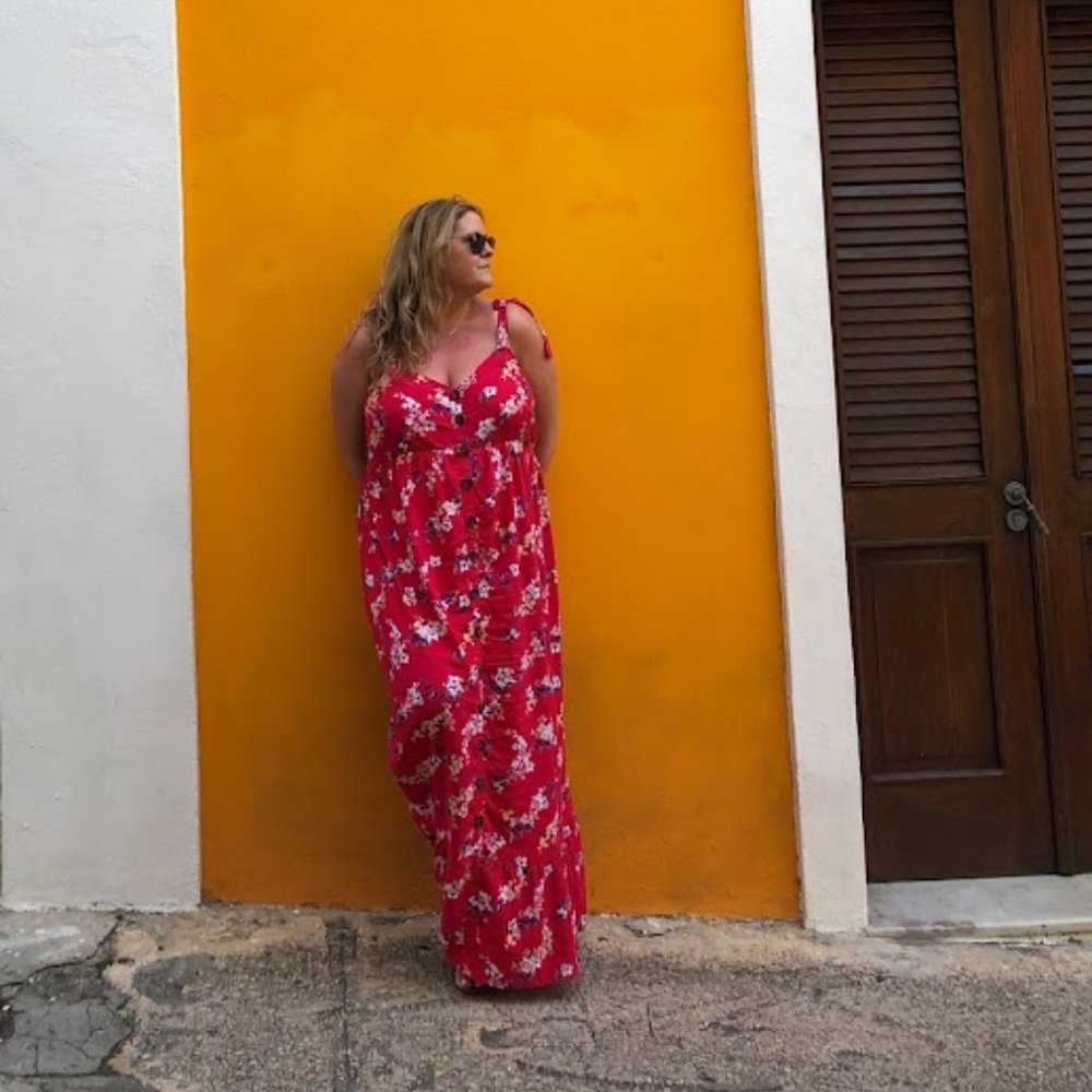 Isabel & Ingrid Red Floral Maternity Maxi Dress Size XL